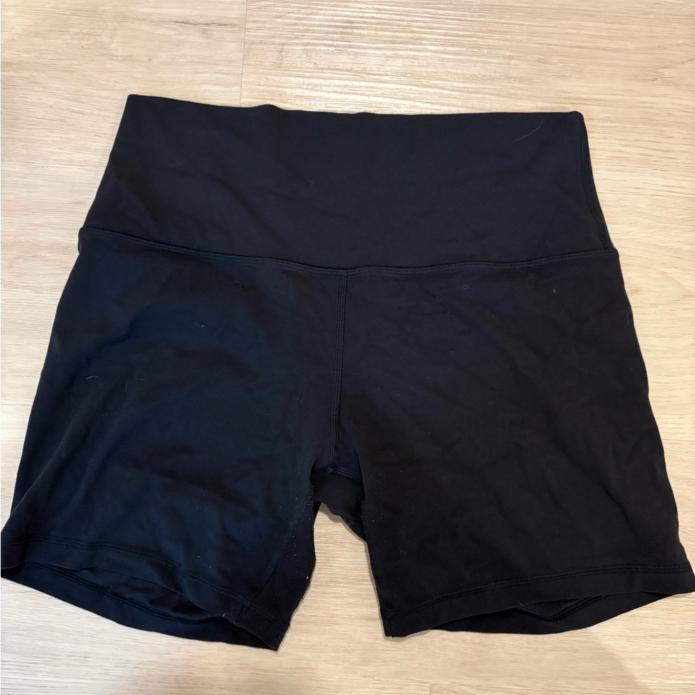 Lululemon Align 6” Black Bike Shorts